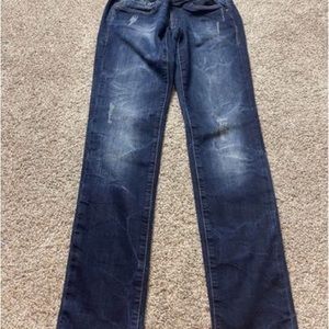 ❤️Mavi maternity lightly Distressed skinny jeans with stretch size 26￼￼